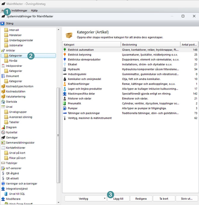 CMMS 8 New category SWE 1