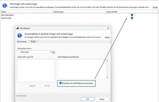 Notifications CMMS8 SWE 1