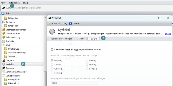 Spara KPI värde
