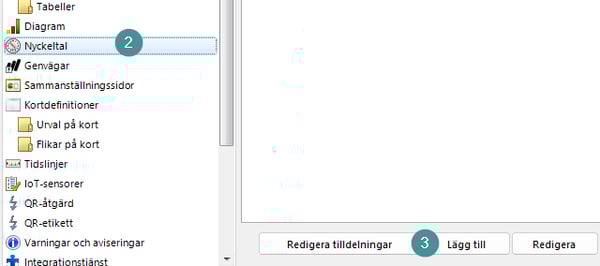 skapa ett nyckel tal