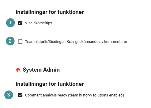 Configuration MI SWE 3
