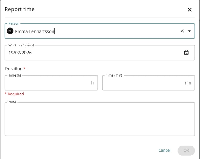 Create workorder MM10 ENG 10