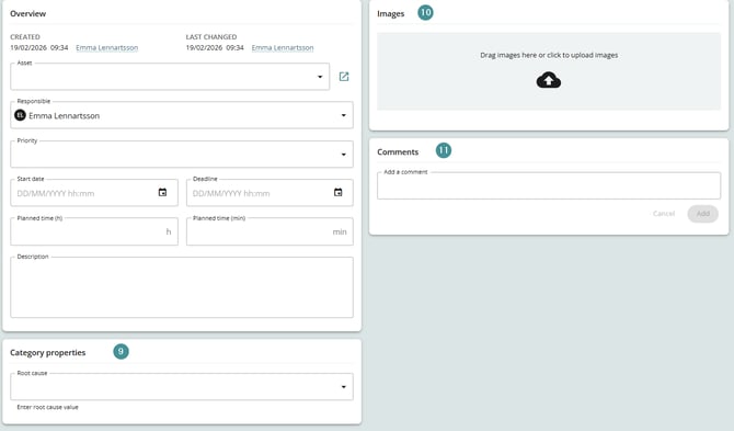 Create workorder MM10 ENG 8