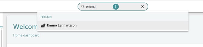 Find user in the system