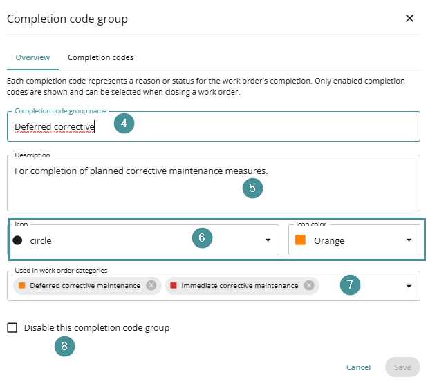 completion codes MM10 ENG 2