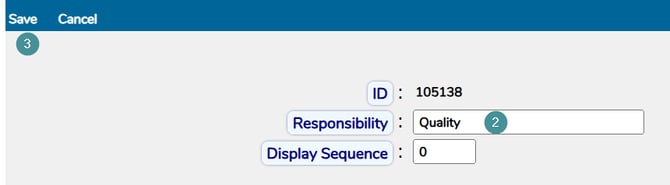 add Responsibility tagg