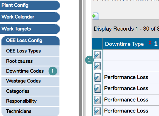 How do I add downtime codes?