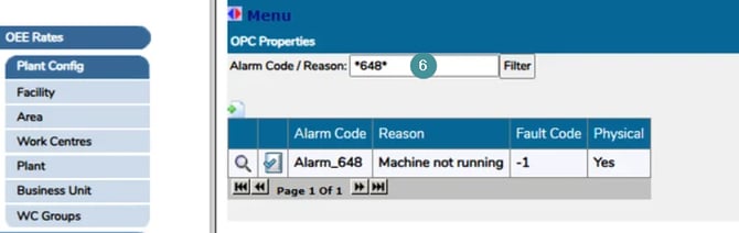 find alarme code