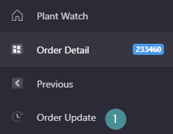 order update menu