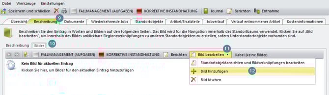 Standortobjekt Bild hinzufügen