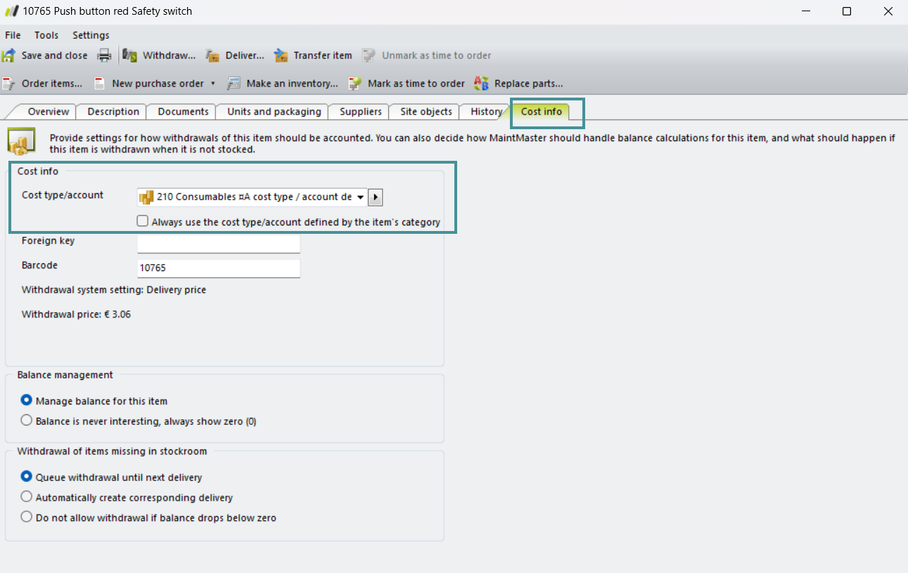 How do I use cost centers and cost types?