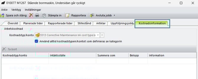 kostnadsställe 3