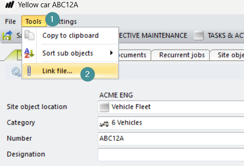 Save a document in to the system