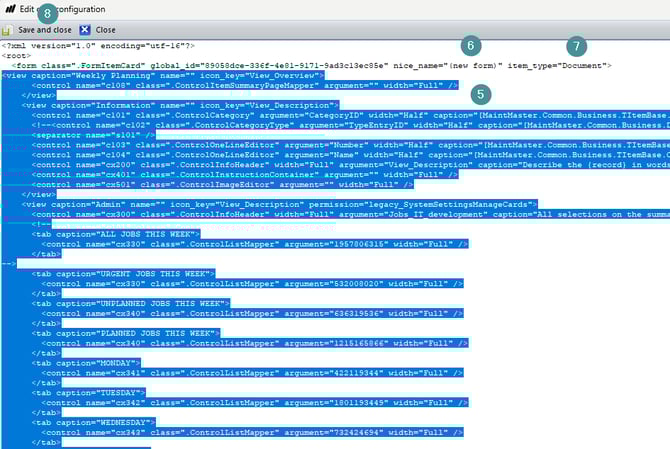 summary board past code