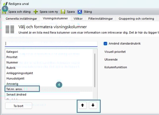 urvalskoppling 6