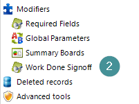Work Done Signoff